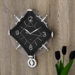 GEOMATRIC DIAMOND PENDULUM CLOCK