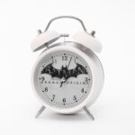 ALARM CLOCK- BLACK-WHITE